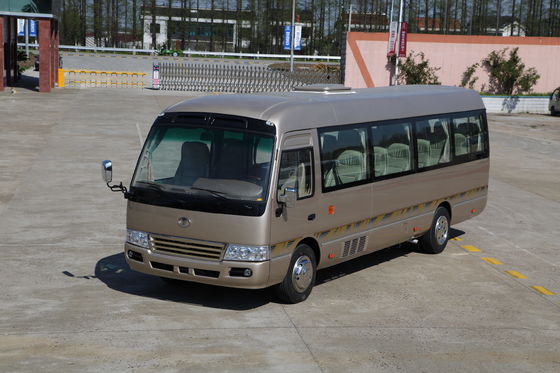 الصين 7.7M طول تويوتا كوستر فان الركاب حافلة صغيرة مع خزان الوقود 70L المزود