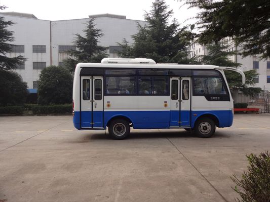 الصين 6.6 Meter Inter City Buses Public Transport Vehicle With Two Folding Passenger Door المزود