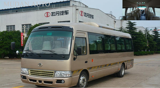 الصين Air Brake RHD Tourism Star Minibus Model Coach Bus With Euro III Standard المزود