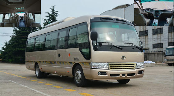 الصين 143HP / 2600RPM Star Travel Buses , 7.3M Length Sightseeing Tour Bus المزود