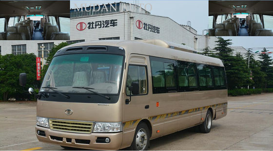 الصين Mudan Golden Star Minibus 30 Seater Sightseeing Tour Bus 2982cc Displacement المزود