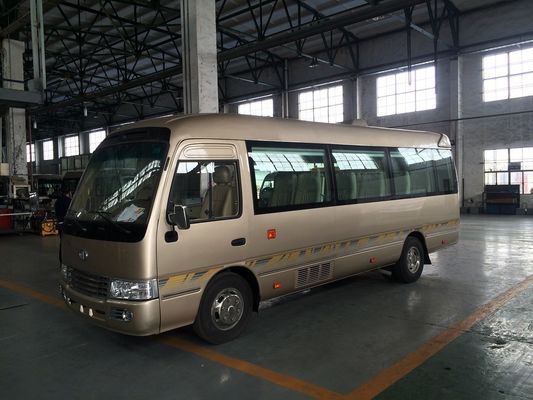 الصين Swing Door / Sliding Door Coaster Mini Bus Toyota Type Front Semi - Integral Body المزود