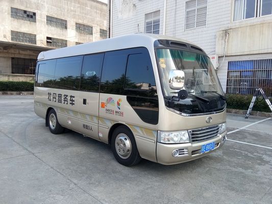 الصين ديزل 6 متر 30 مقعد Minibus ، كوستر Minibus Wth Durable Fabric Seat المزود