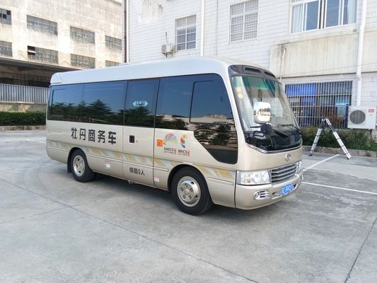 الصين طول 6M ايسوزو الألومنيوم كوستر Minibus محرك ديزل اضافي الباب الخلفي مفتوح المزود