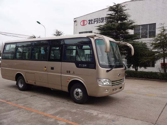 الصين School Transportation Star Type 30 Passenger Mini Bus With Aluminum Hard Door المزود