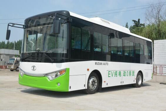 الصين Hybrid Urban Intra City Bus 70L Fuel , Mudan Inner City Bus LHD Steering المزود