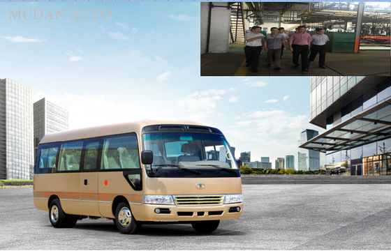 الصين سيمبلابل ميتسوبيشي روزا حافلة صغيرة حافلة سياحية فاخرة 30 مقعد تويوتا كوستر فان المزود