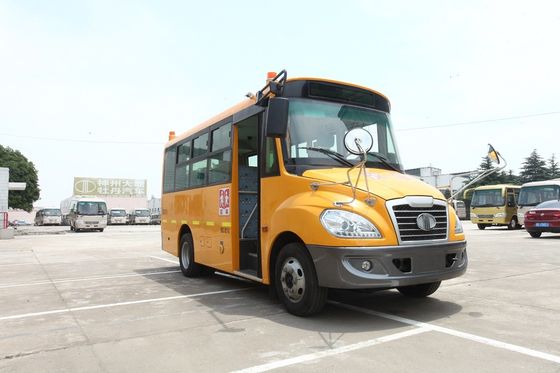 الصين Durable Red Star School Small Passenger 25 Seats Minibus Luxury Cummins Engine المزود