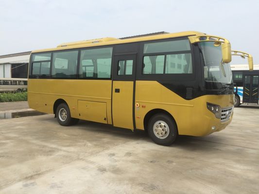 الصين 30 Passenger Bus , Mini Sightseeing Bus  ower Steering Shuttle Cummins Engine المزود